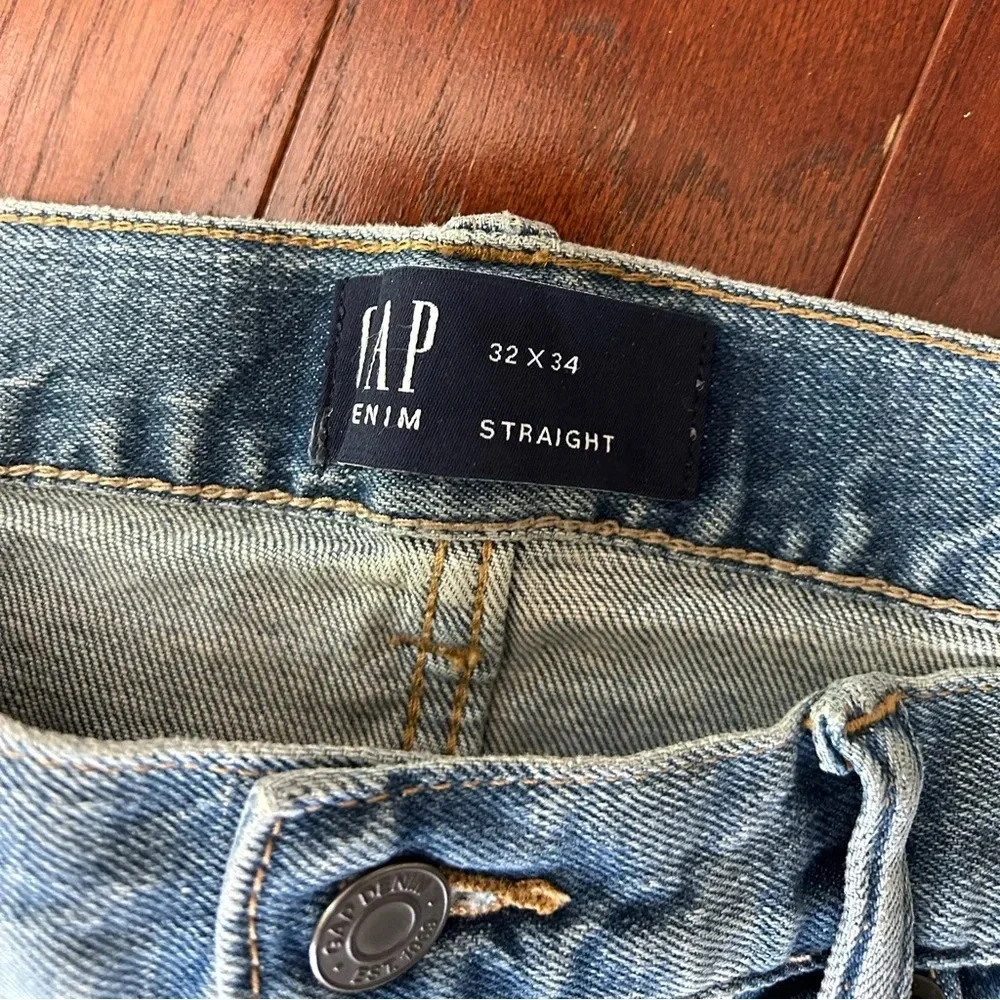New Gap Classic Straight Jeans 32x34